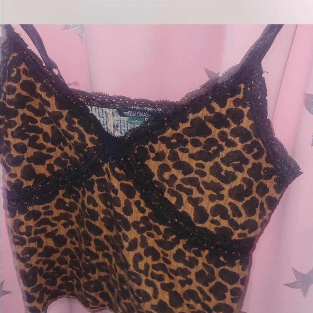 Wild Diva Leopard Print Cami Top